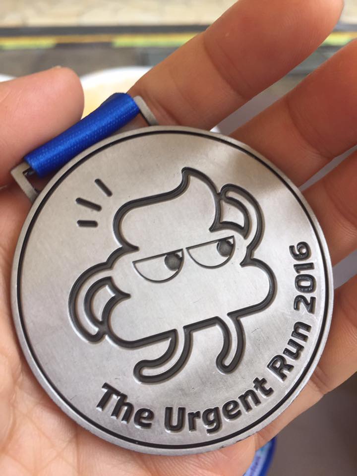 the finisher's medal